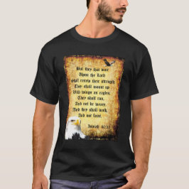 Två öron med Isaiah 40:31 T Shirt