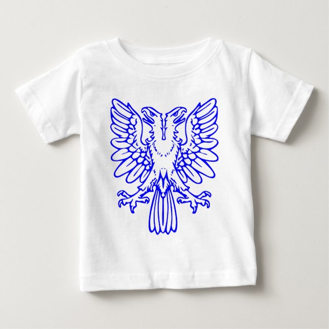 Två öronmärkta öron - blå t-shirt (Framsida)