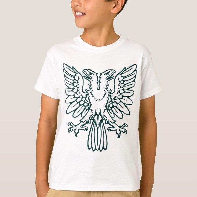 Två öronmärkta öron - Mörk grönt T-shirt (Framsida)