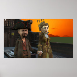 Två på däck - liten Poster