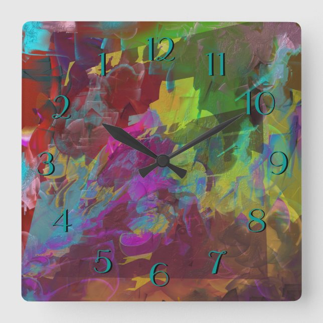 Två på en fyrkantig klocka (Framsida)