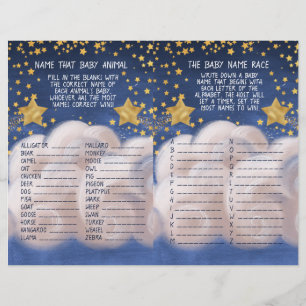 Två på ett spel om Tävling i Baby djur och Baby Na