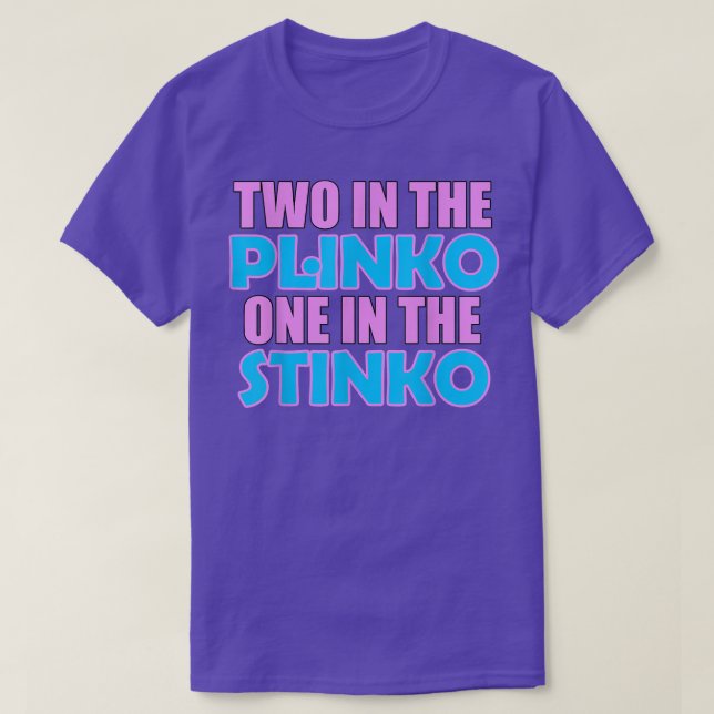 Två på linko ett på Stinko 6004  T Shirt (Design framsida)