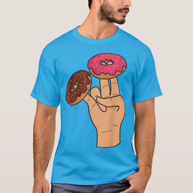 Två på Rosa ett i den rosa skokaren T Shirt (Framsida)