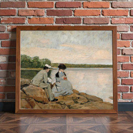 Två på stranden, Arvid Liljelund Poster