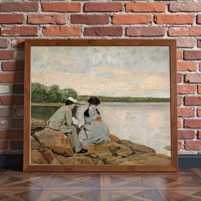 Två på stranden, Arvid Liljelund Poster (Skapare uppladdad)