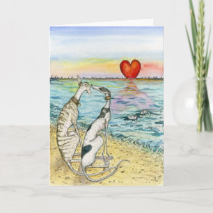 "Två pappra fartyg ", Helgkort