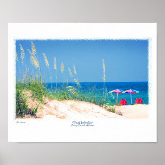 Två paraplyer poster