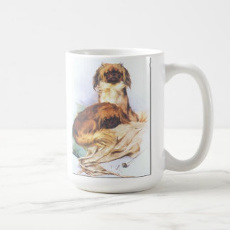 Två Pekingese Kaffemugg
