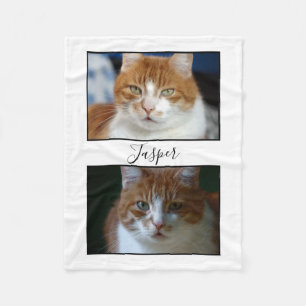 Två Pet Photo Fleece Blanket