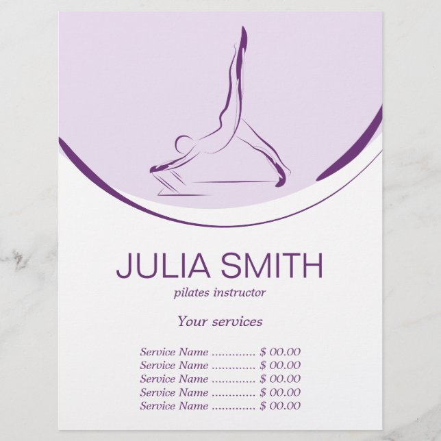 Två pilater äger på reformatorn | FÄRG Reklamblad (Framsidan)