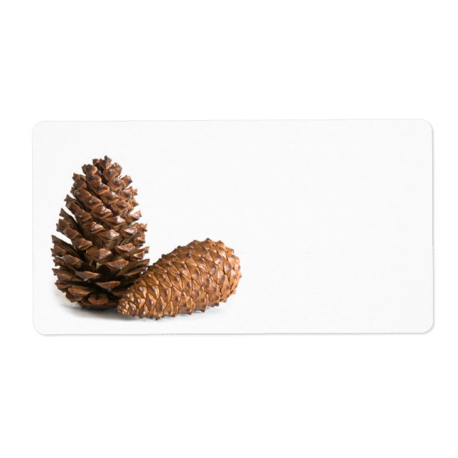 Två pinekon fraktsedel (Framsidan)
