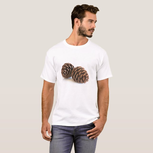 Två pinekon t-shirt (Hel framsida)