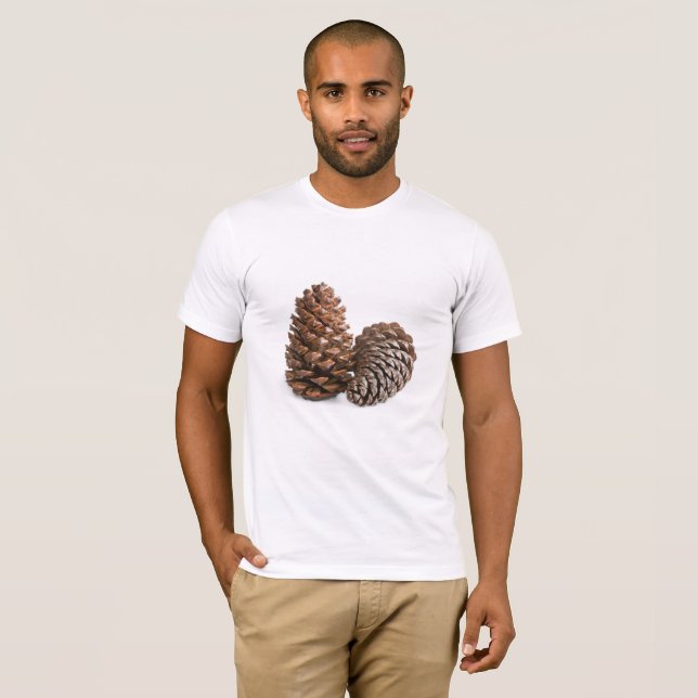Två pinekon tee (Hel framsida)