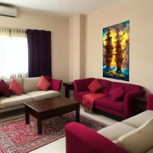 Två pirat-frakter till havs | AI Art Poster