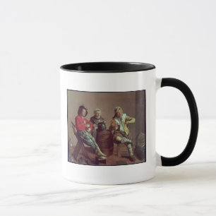 Två pojkar och en flickadanandemusik, 1629 mugg