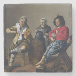 Två pojkar och en tjej Skapar musik (musiker) Stenunderlägg