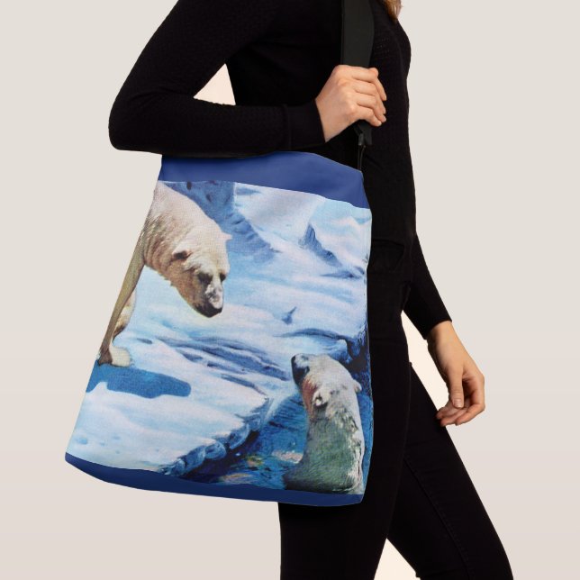 två polar axelväska (Närbild)