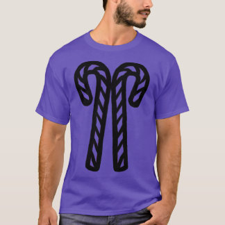 Två Polkagrisar för jul - översikt T Shirt