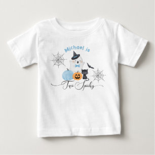 Två pooky Halloween Birthday Blue Boo T Shirt