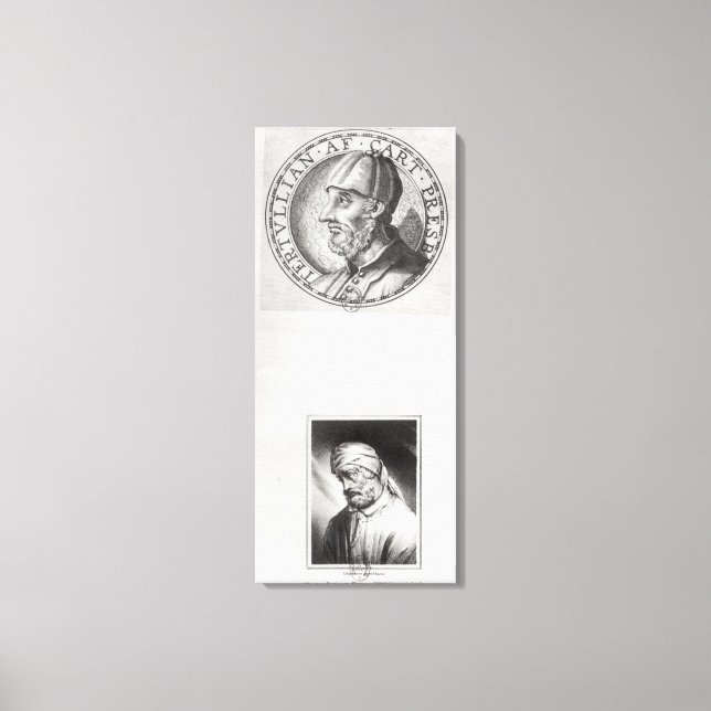Två porträtt av Quintus Septimus Canvastryck (Framsida)