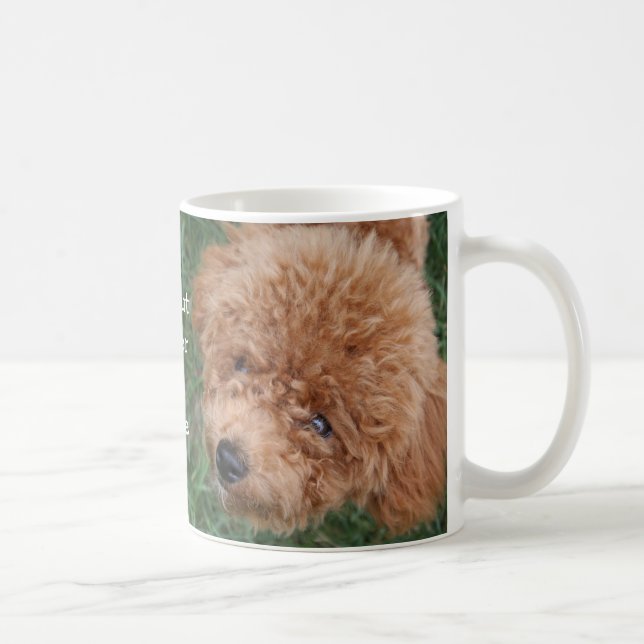 Två pudlar kaffemugg (Höger)