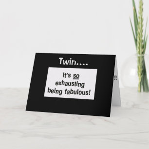 TVÅ PULLA SOM ÄR FABULÖSA DAGLIGEN (BIRTHDAY) KORT