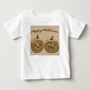 Två Pumpkins Happy halloween T-Shirt