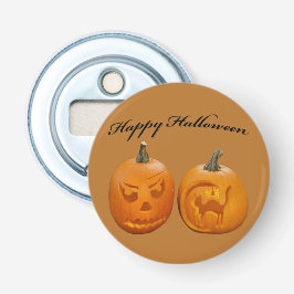 Två pumpor Glad Halloween Flasköppnare