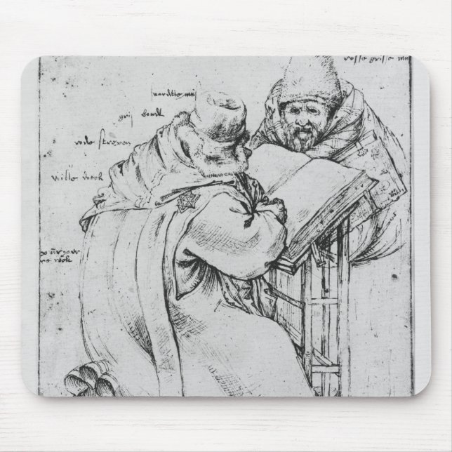 Två rabbiner musmatta (Framsidan)