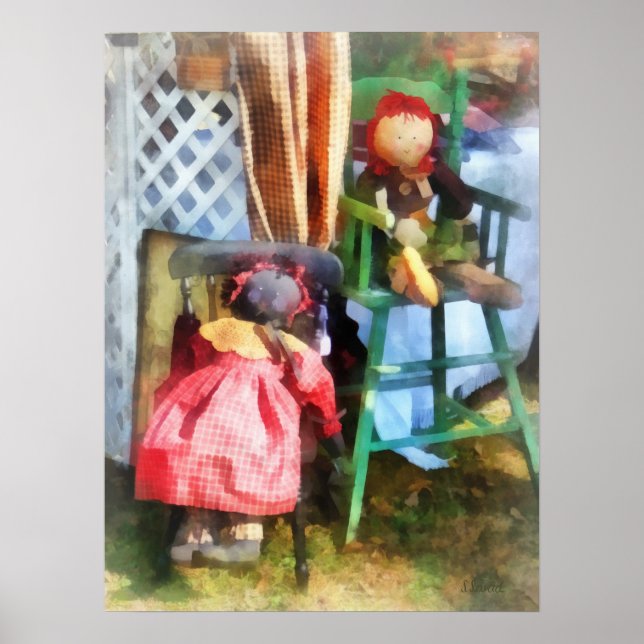 Två Rag Dolls på Flea Market Poster (Framsidan)
