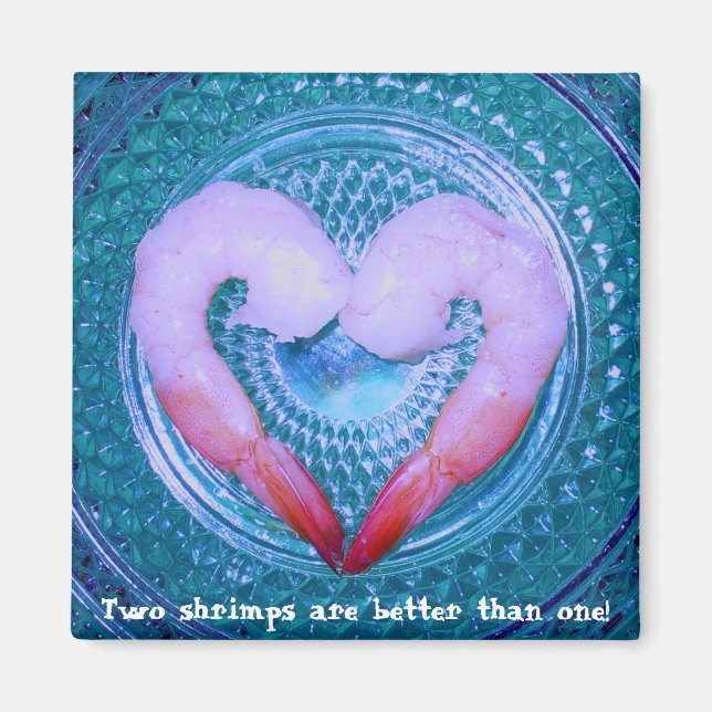 Två räkor Magnet (Framsidan)