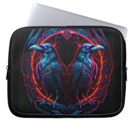 Två Ravens Electronics Bag Laptop Fodral