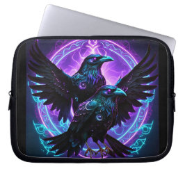 Två Ravens Electronics Bag Laptop Fodral