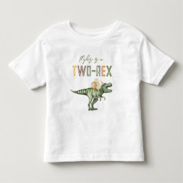Två-Rex Födelsedagsfest T-Shirt