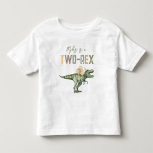 Två-Rex Födelsedagsfest T-Shirt