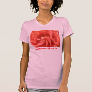 TVÅ Ro Swirl i persikotröja T Shirt