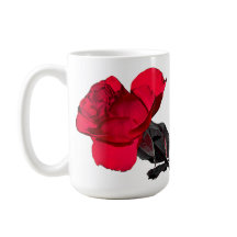 Två Röd ros Touch i Mitten