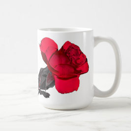 Två Röd ros Touch i Mitten Kaffemugg