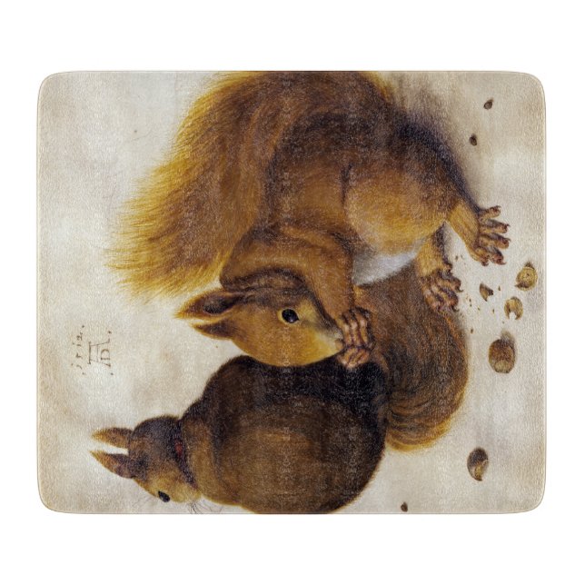 Två röda ekorrar (av Albrecht Dürer) (Framsidan)