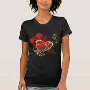 Två röda hörn t shirt