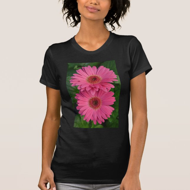 Två rosa-grodblommor tröja (Framsida)