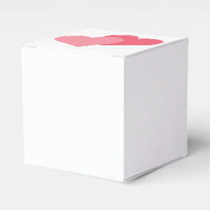 Två Rosa Hjärter Presentaskar