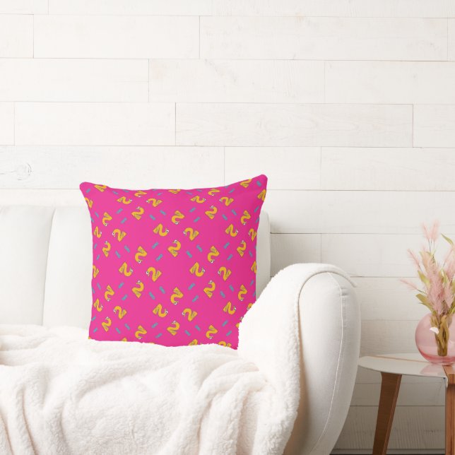 Två rosa kudde (Soffa)