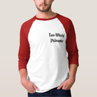 Två-Rullad filosof Tee Shirt