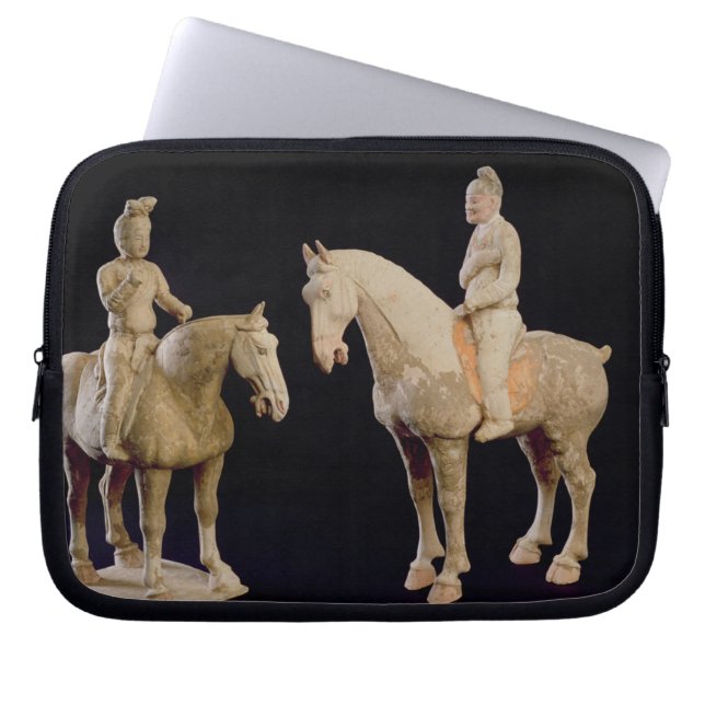 Två ryttare, kines, Tangdynasti (618-906) (terraen Laptop Sleeve (Framsidan)