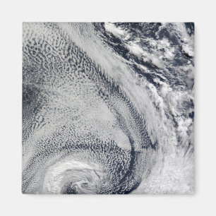 Två S-formade Polar-orkaner Magnet