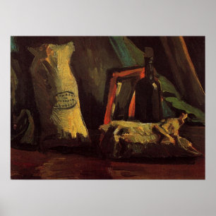 Två säckar och en flaska av Vincent van Gogh Poster