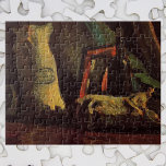 Två säckar och en Flaska av Vincent van Gogh Pussel<br><div class="desc">Livet med Two Sacks och Flaska av Vincent van Gogh är fortfarande en vintage bra konst post impressionism köks- och livmålning med två säckar och en vin flaska. Redo att tillaga en måltid för bönder. Om konstnären: Vincent Willem van Gogh var en målare från Post impressionist, vars verk var mest...</div>