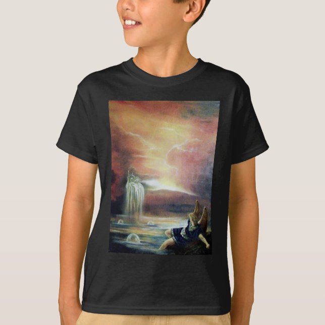 TVÅ SAINT JOHN OCH FALLEN ANGEL T-SHIRT (Framsida)